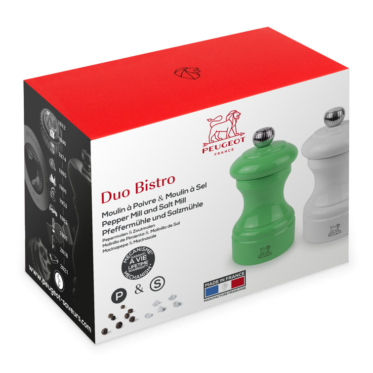 Peugeot Bistro Wood Salt And Pepper Shaker Set Wayfair Canada